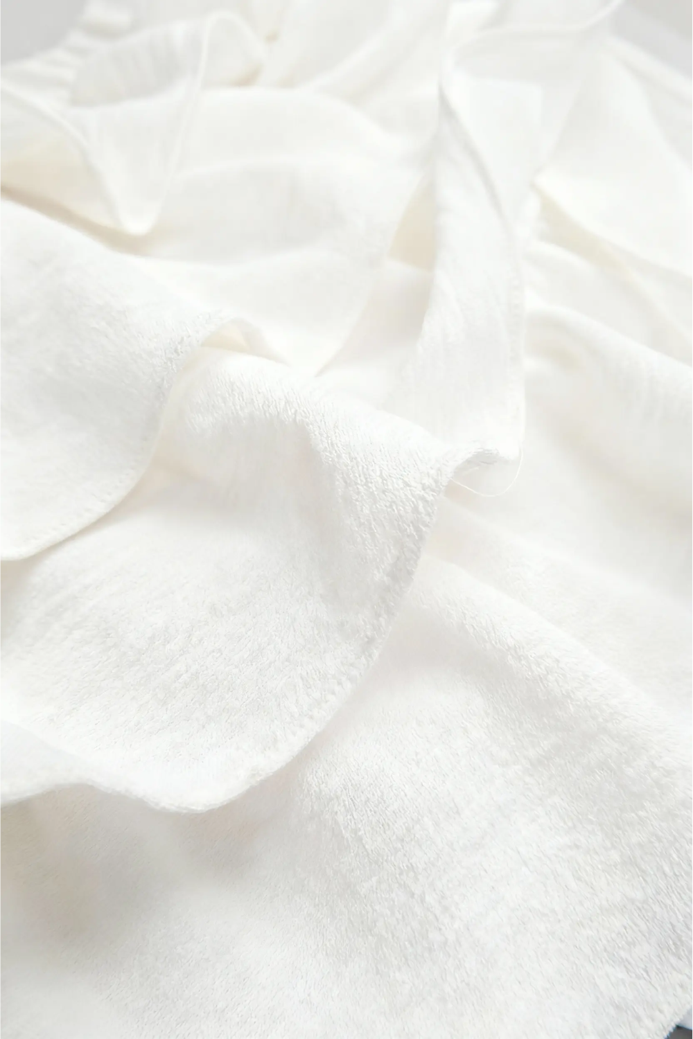 White Tiered Ruffle Skort