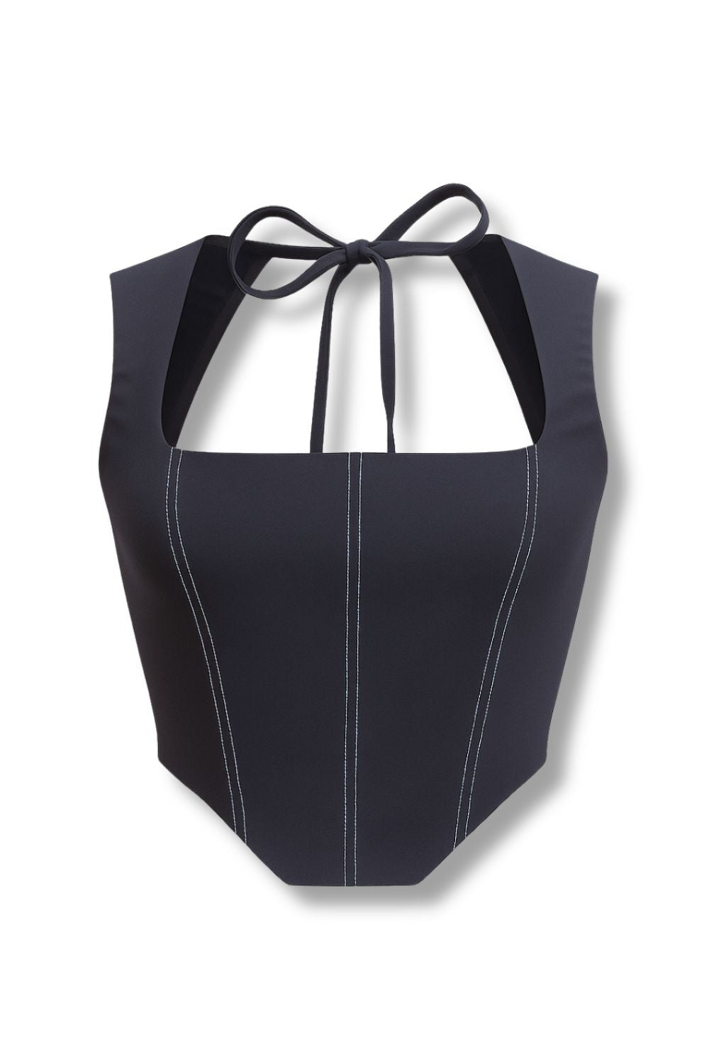 Grey Overtime Backless Corset