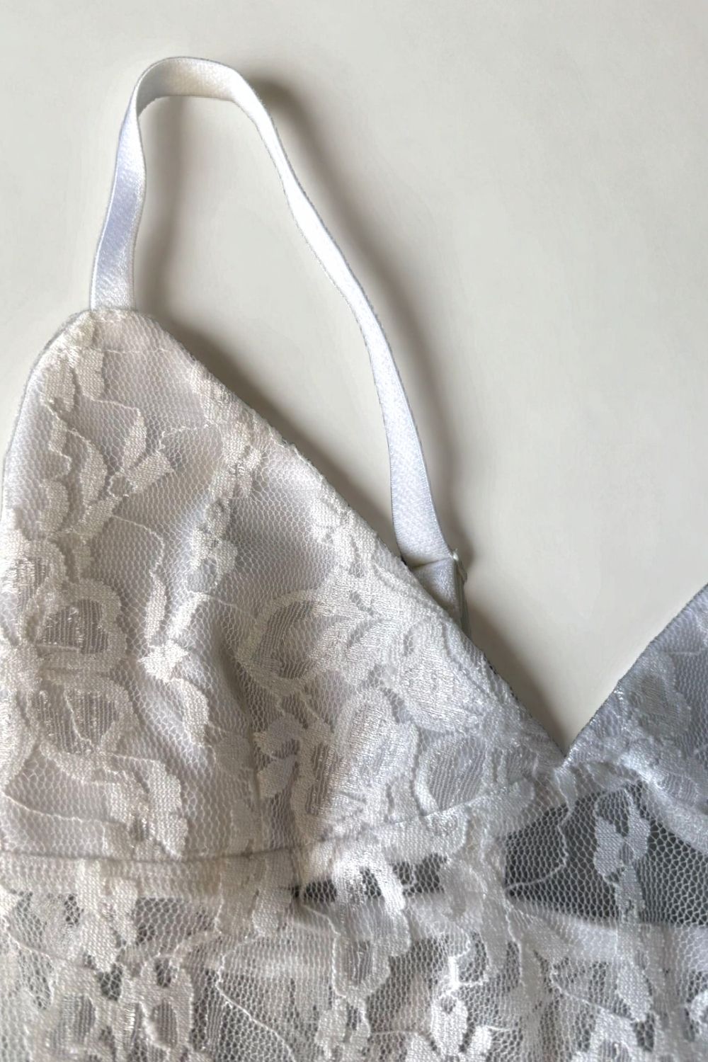 White Gigi lace bodysuit