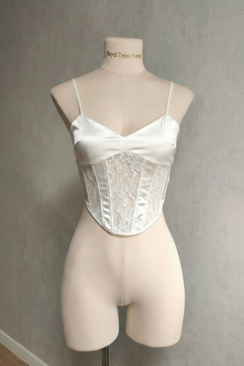 White Ophelia Lace corset