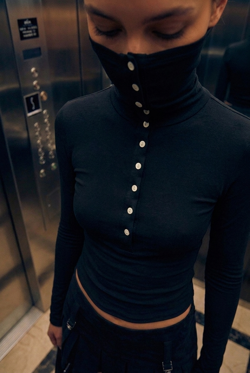 Black Ballet Mist Top