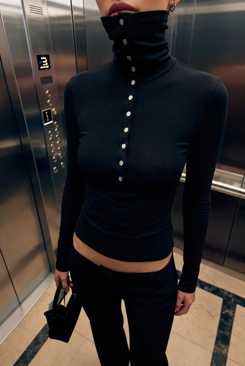 Black Ballet Mist Top