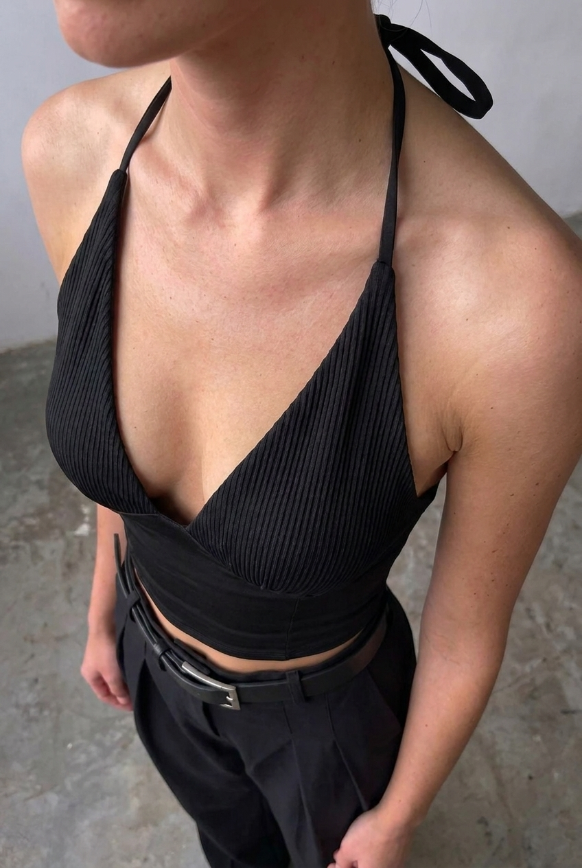 Black Orchid Bustier Top