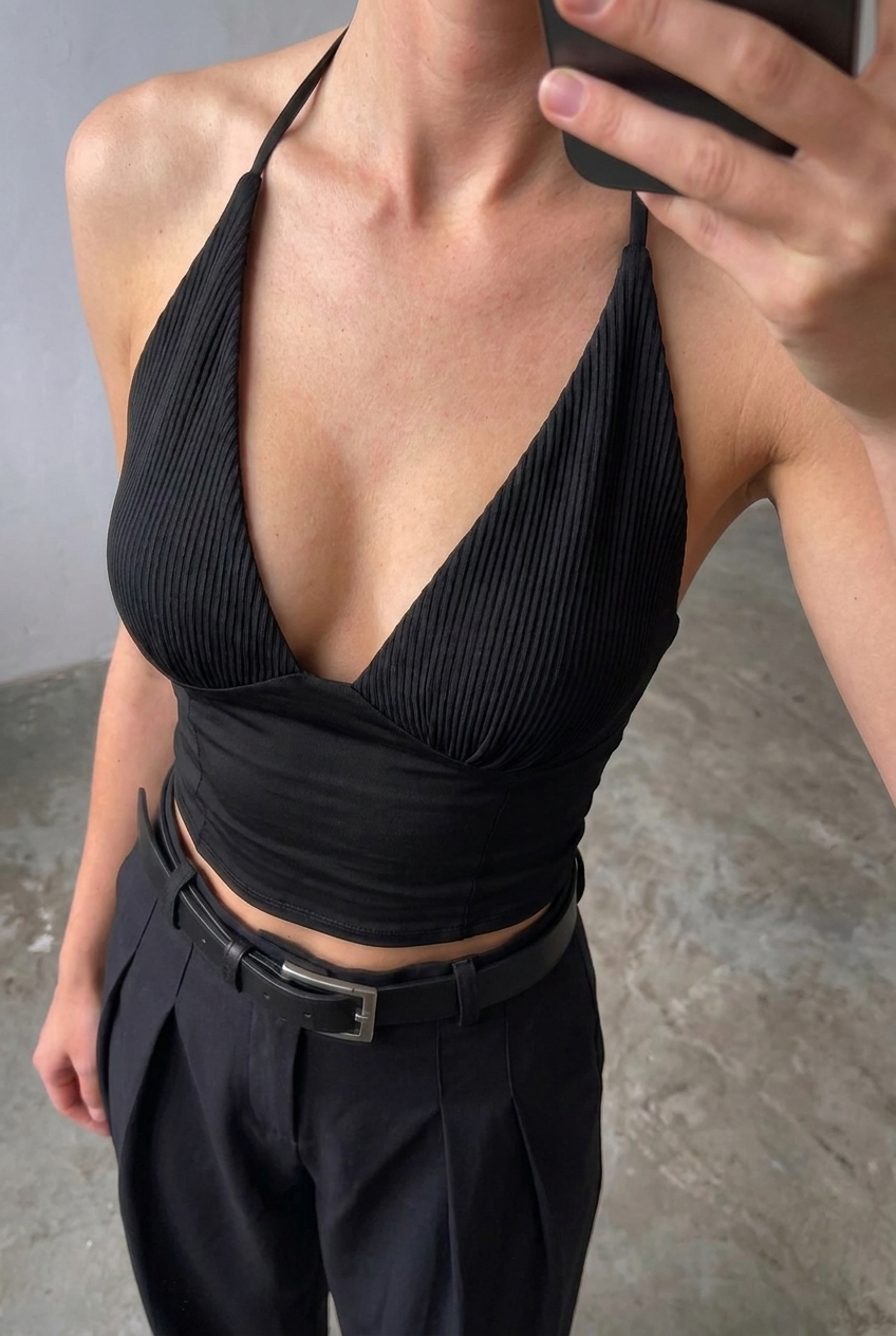 Black Orchid Bustier Top