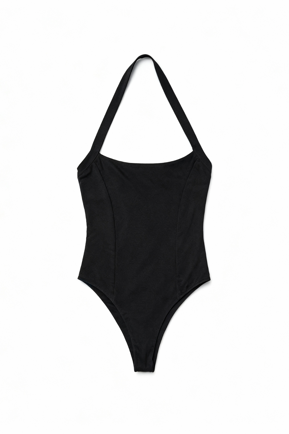 Black Straight-Up Bodysuit