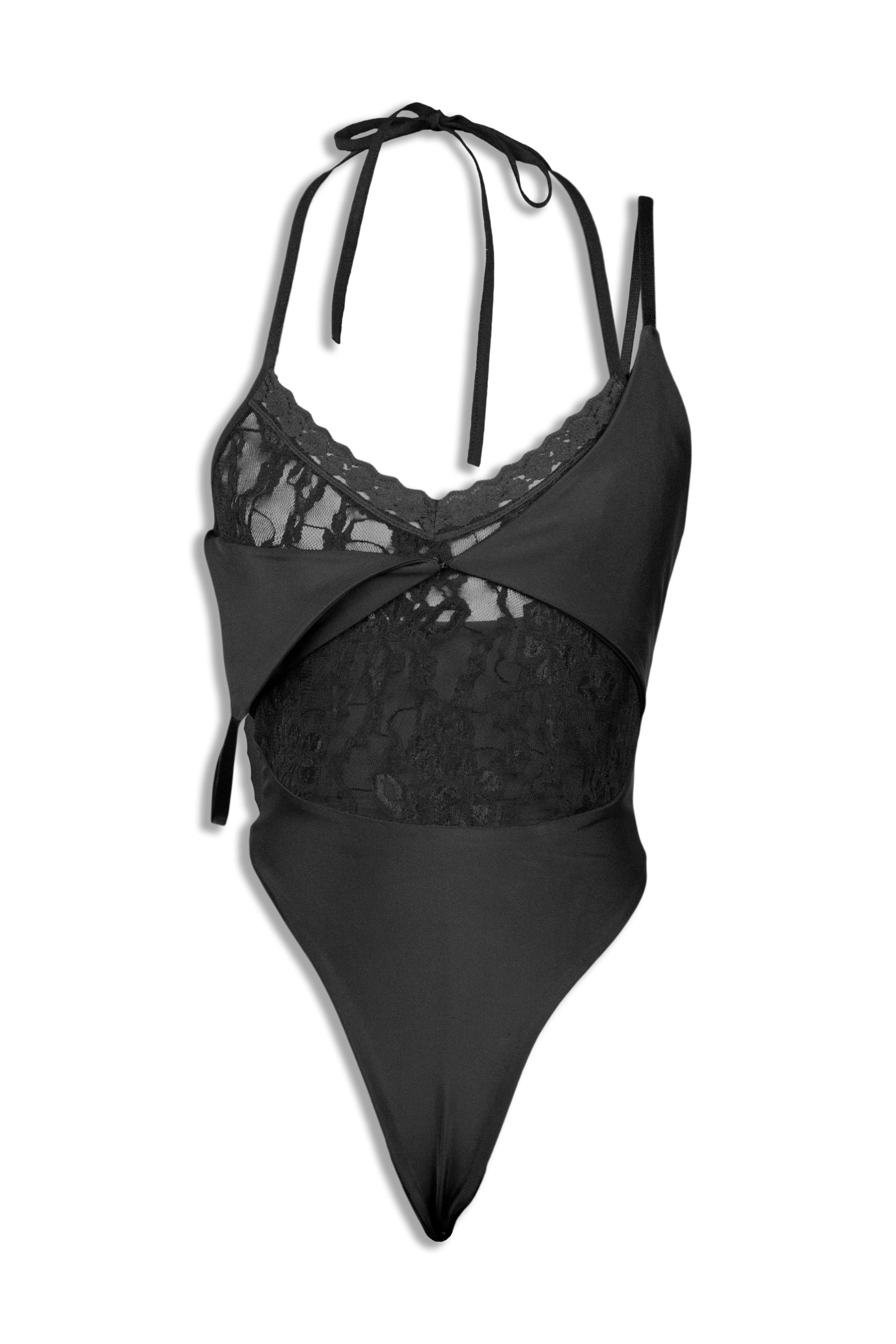 Black Lily Bodysuit - BEEGLEE