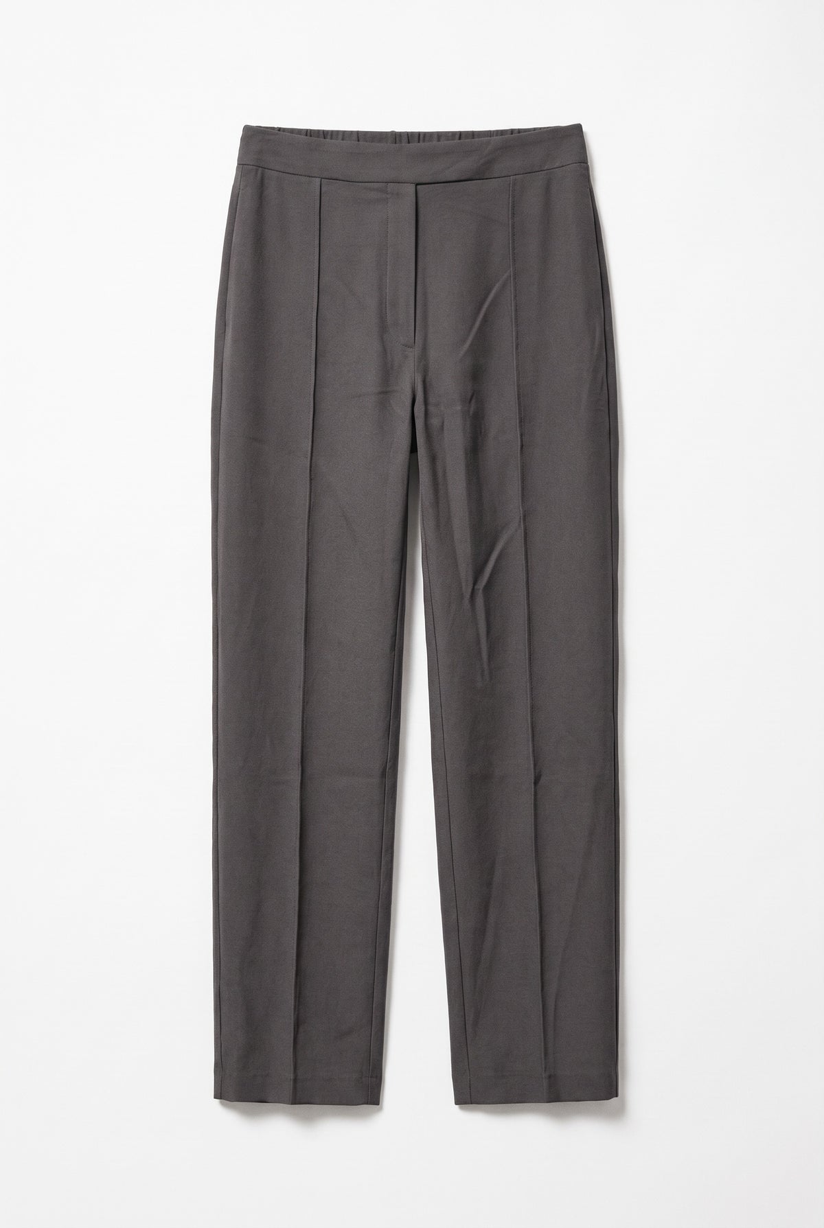 Grey High Rise Tapered Pants product shot