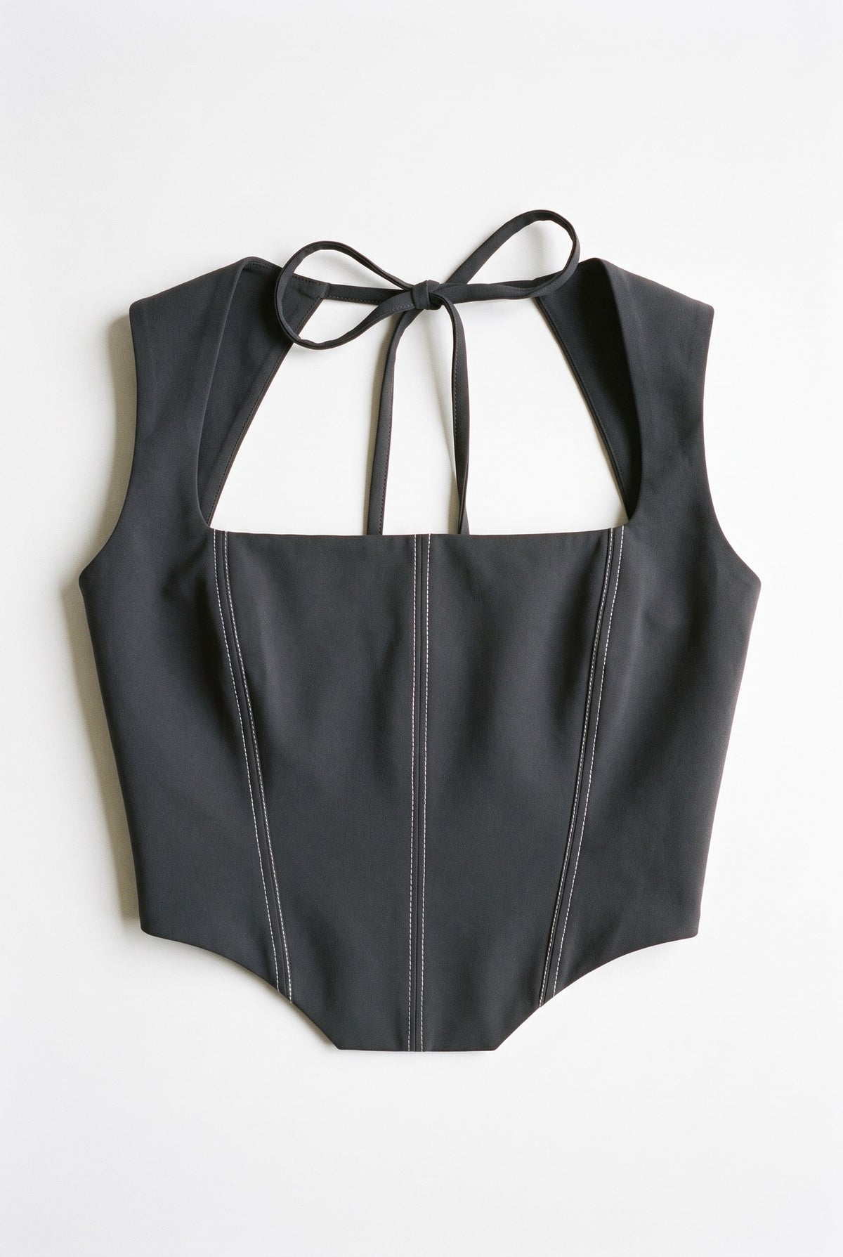 Grey Overtime Backless Corset product shot