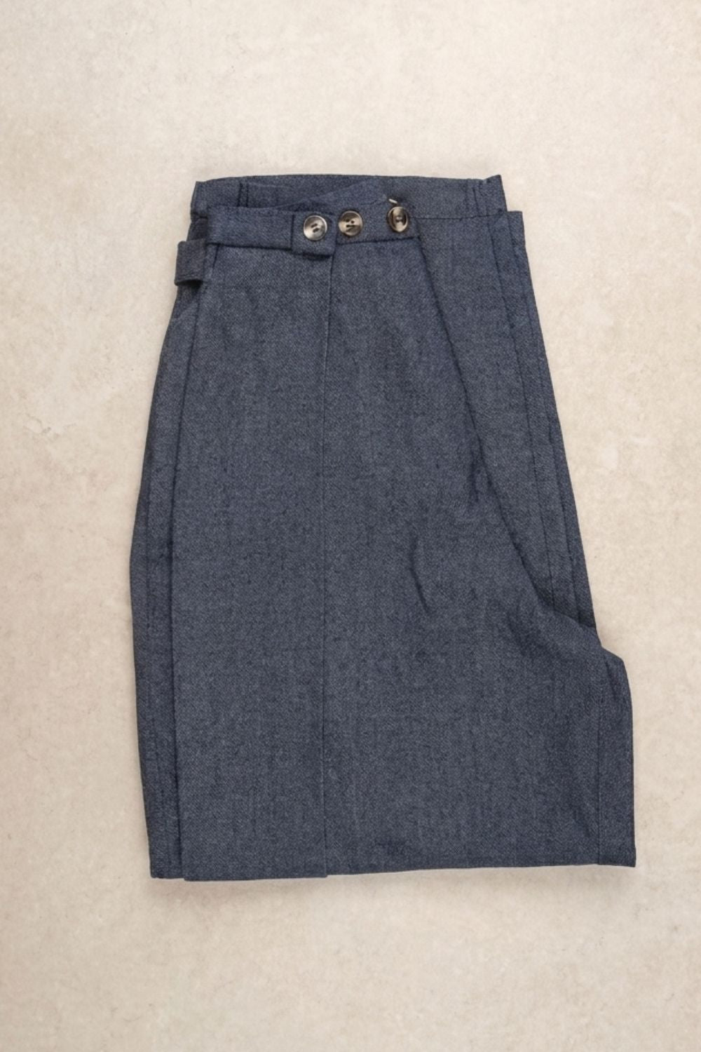 Blue Buttoned-Up Jeans