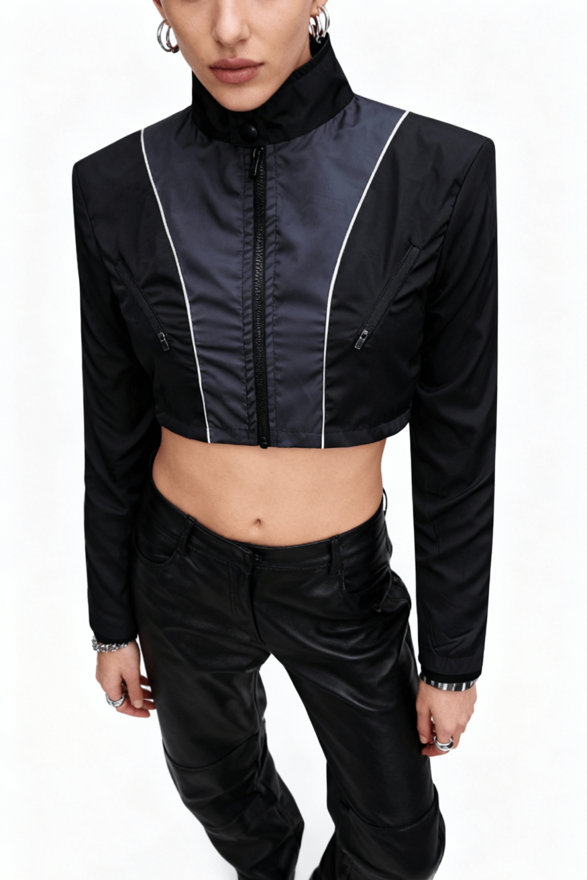 Ashen Grey Rogue Zip - Up Jacket - BEEGLEE