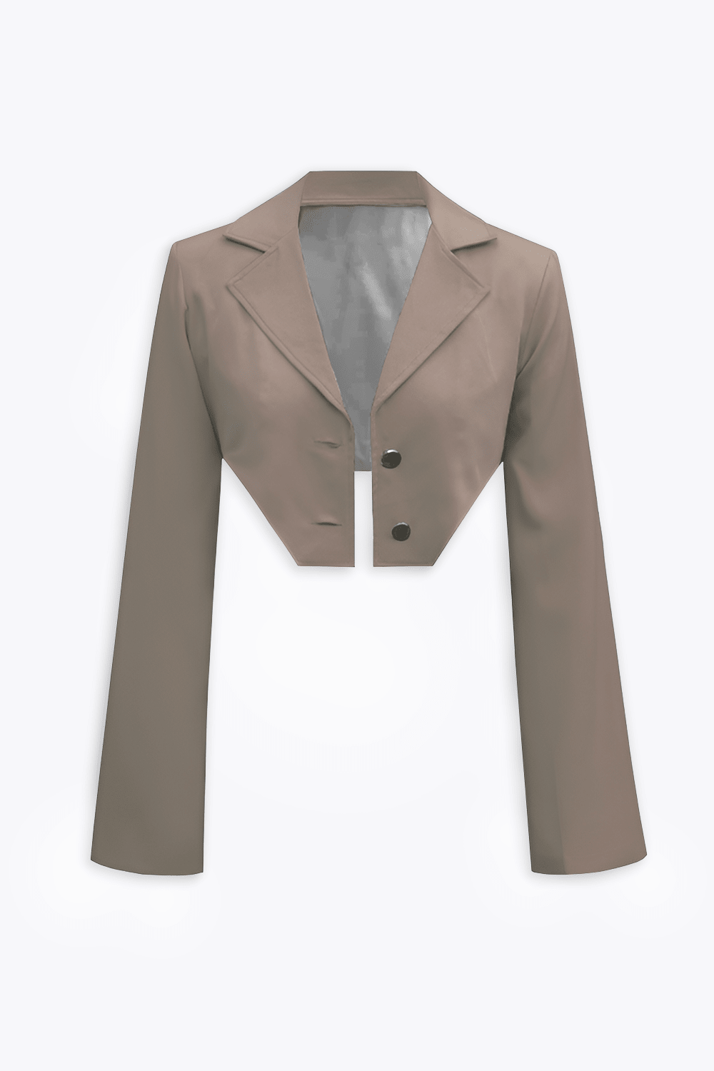 Beige Swan Structured Blazer - BEEGLEE