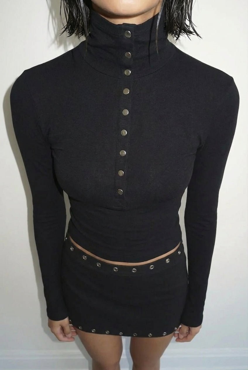 Black Ballet Mist Top - BEEGLEE