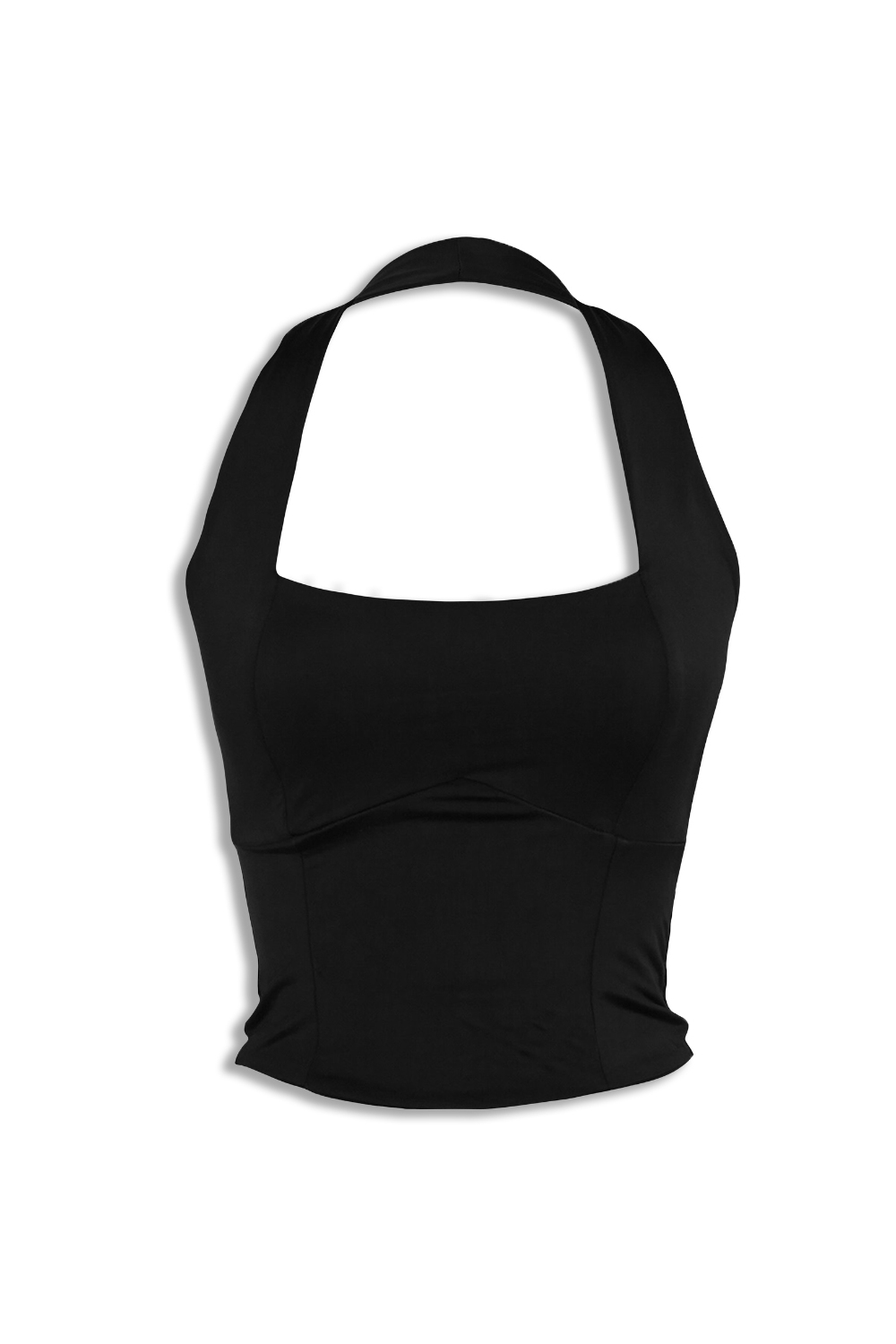 Black Beatrice halter neck top - BEEGLEE