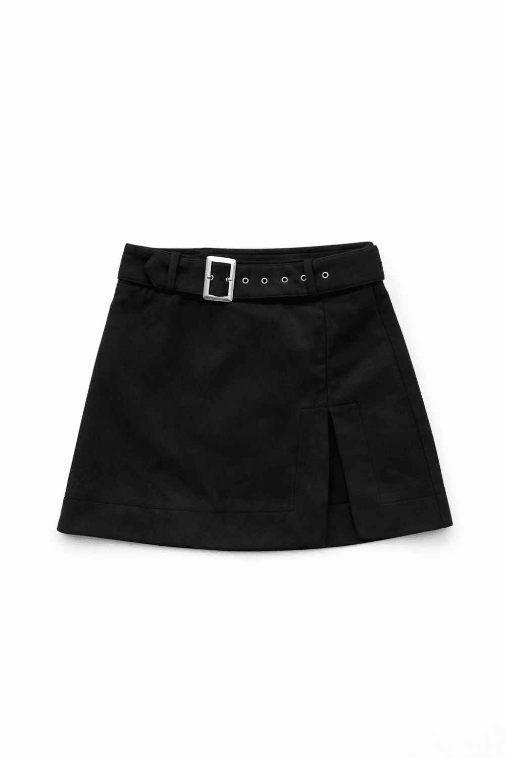 Black Belted Mii Skirt - BEEGLEE