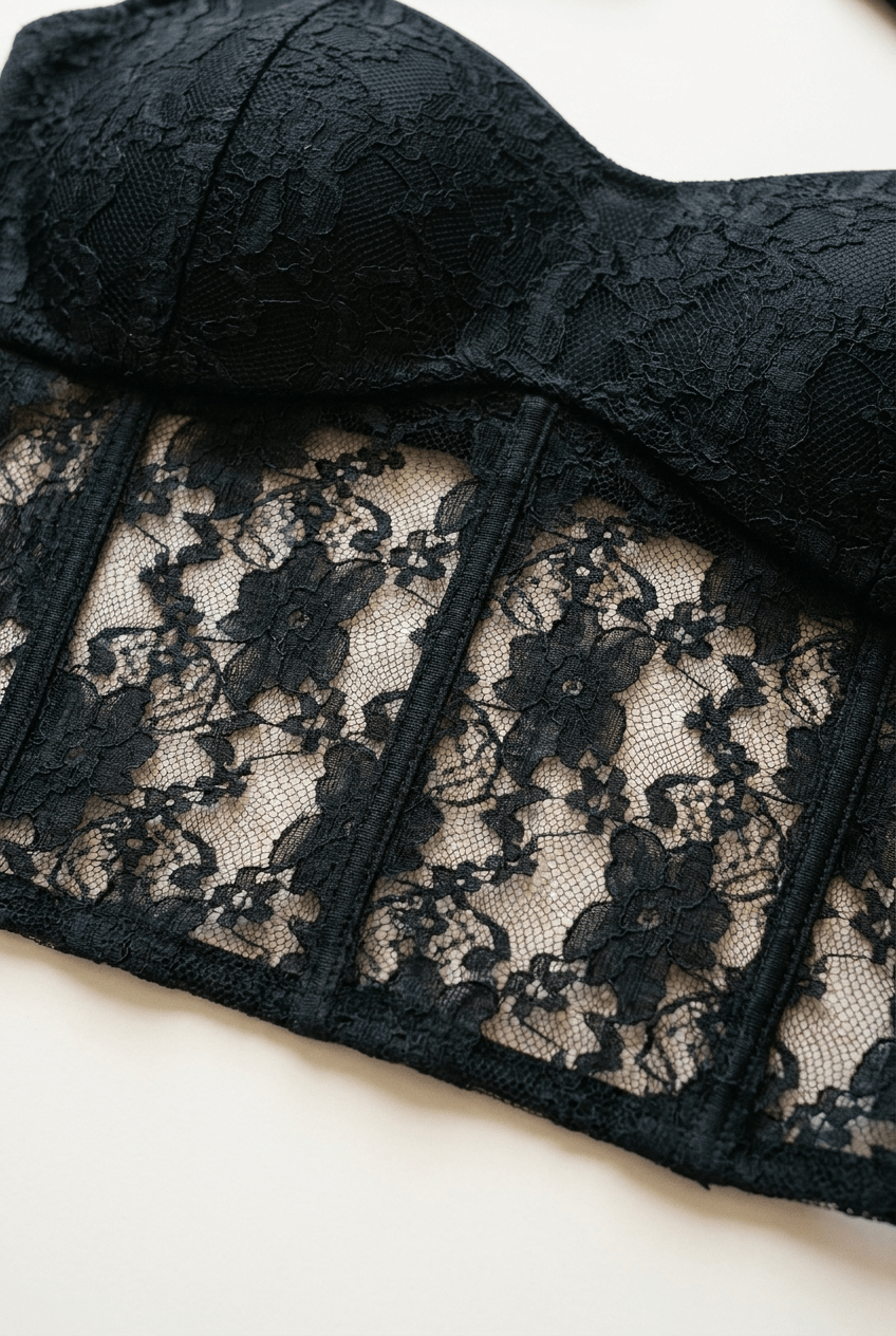 Black Cage Corset - BEEGLEE