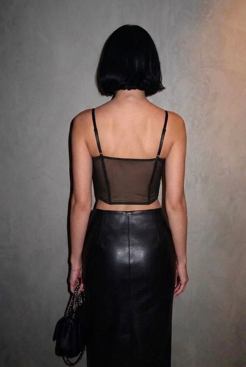 Black Daisy Corset - BEEGLEE