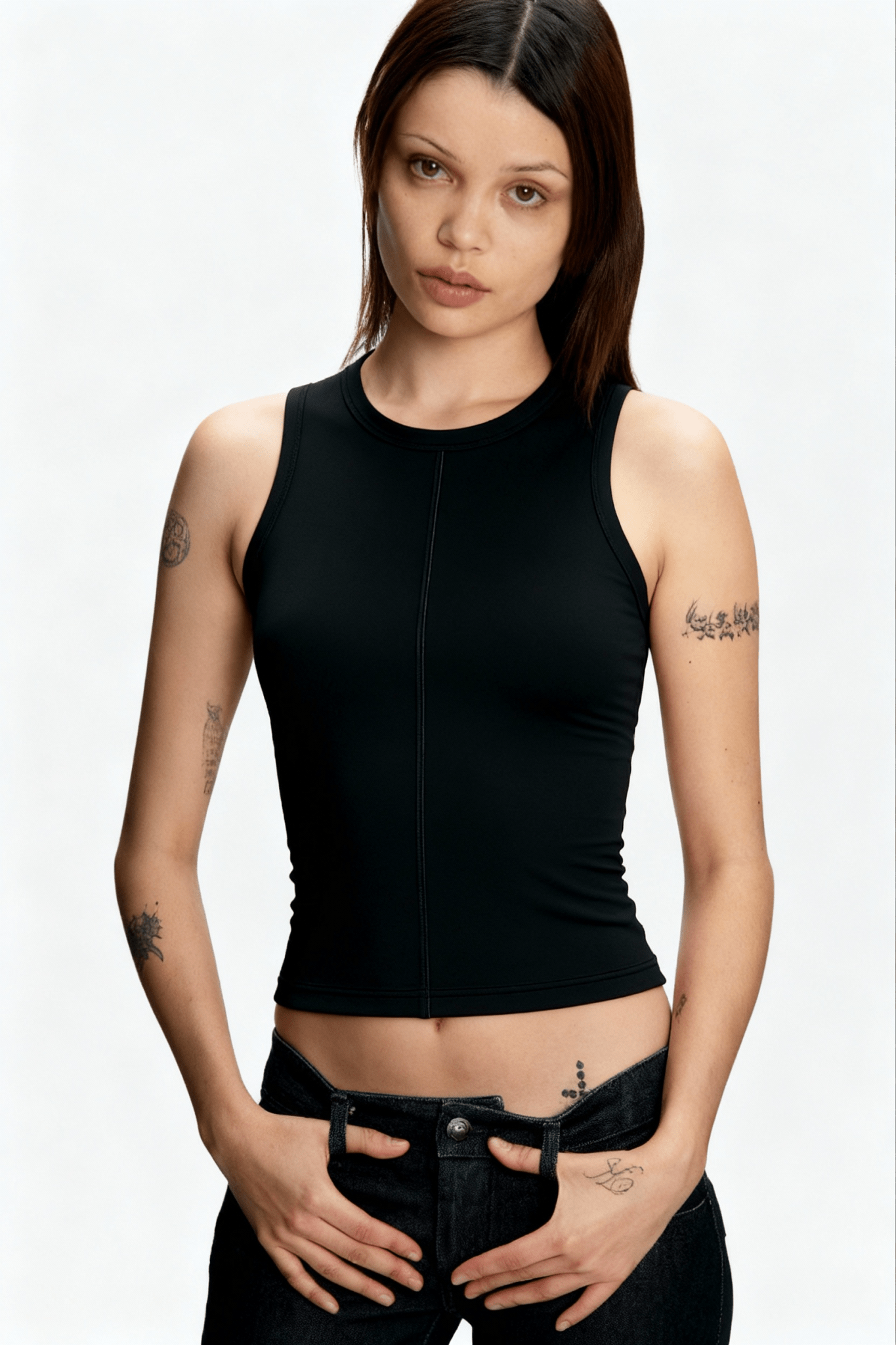 Black Dox tank top - BEEGLEE