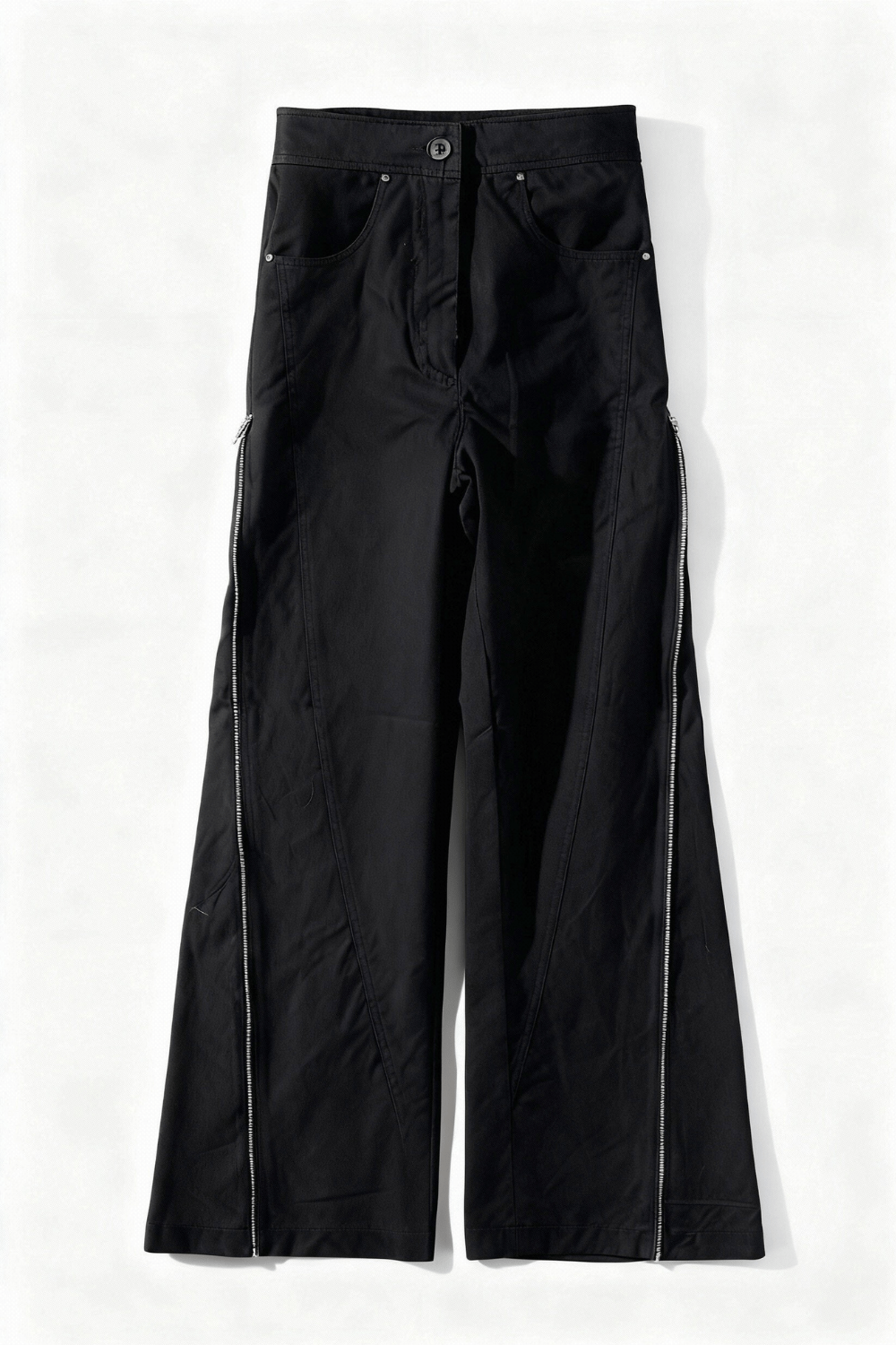 Black EdgeZip pants - BEEGLEE
