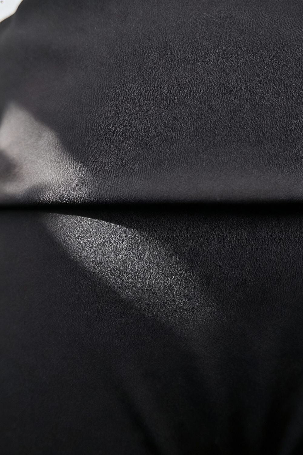 Black Flared folded pants - BEEGLEE