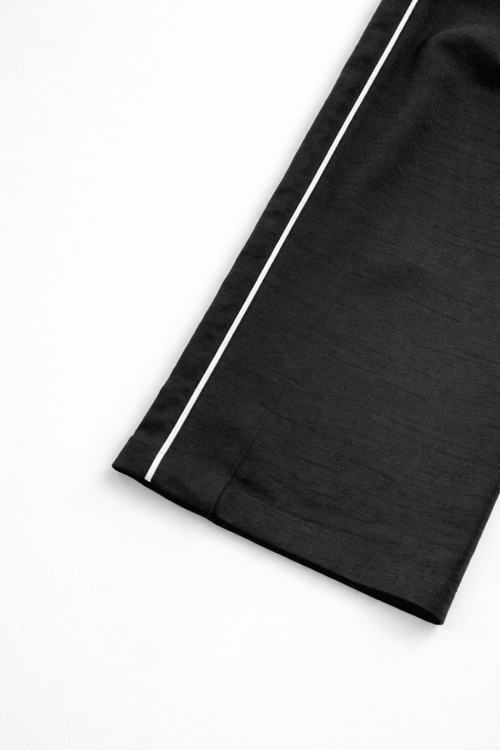 Black Frill Linen pants - BEEGLEE