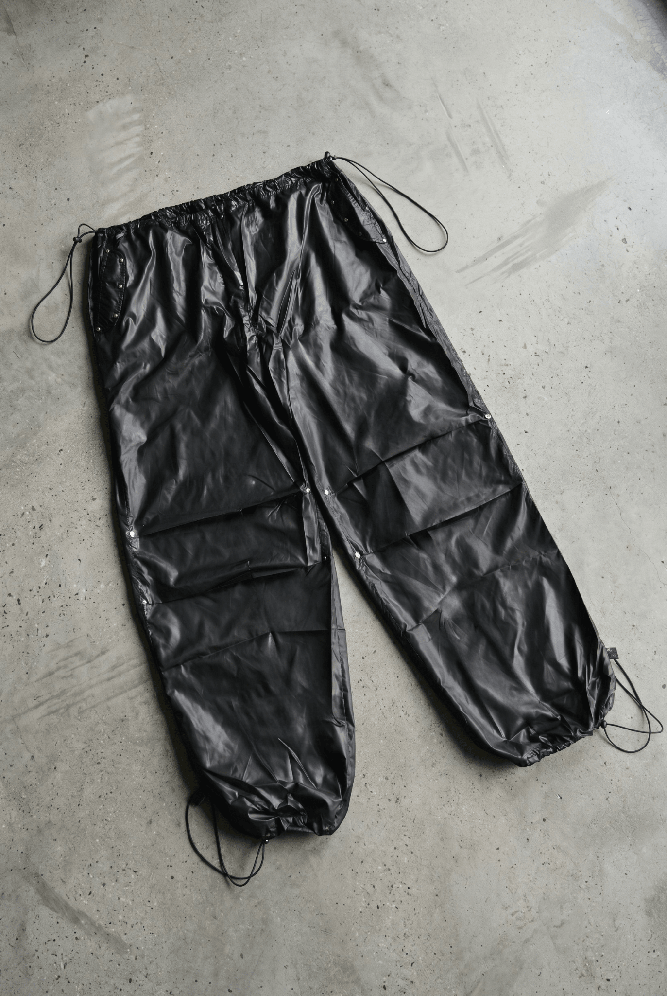 Black Garbage Pants - BEEGLEE