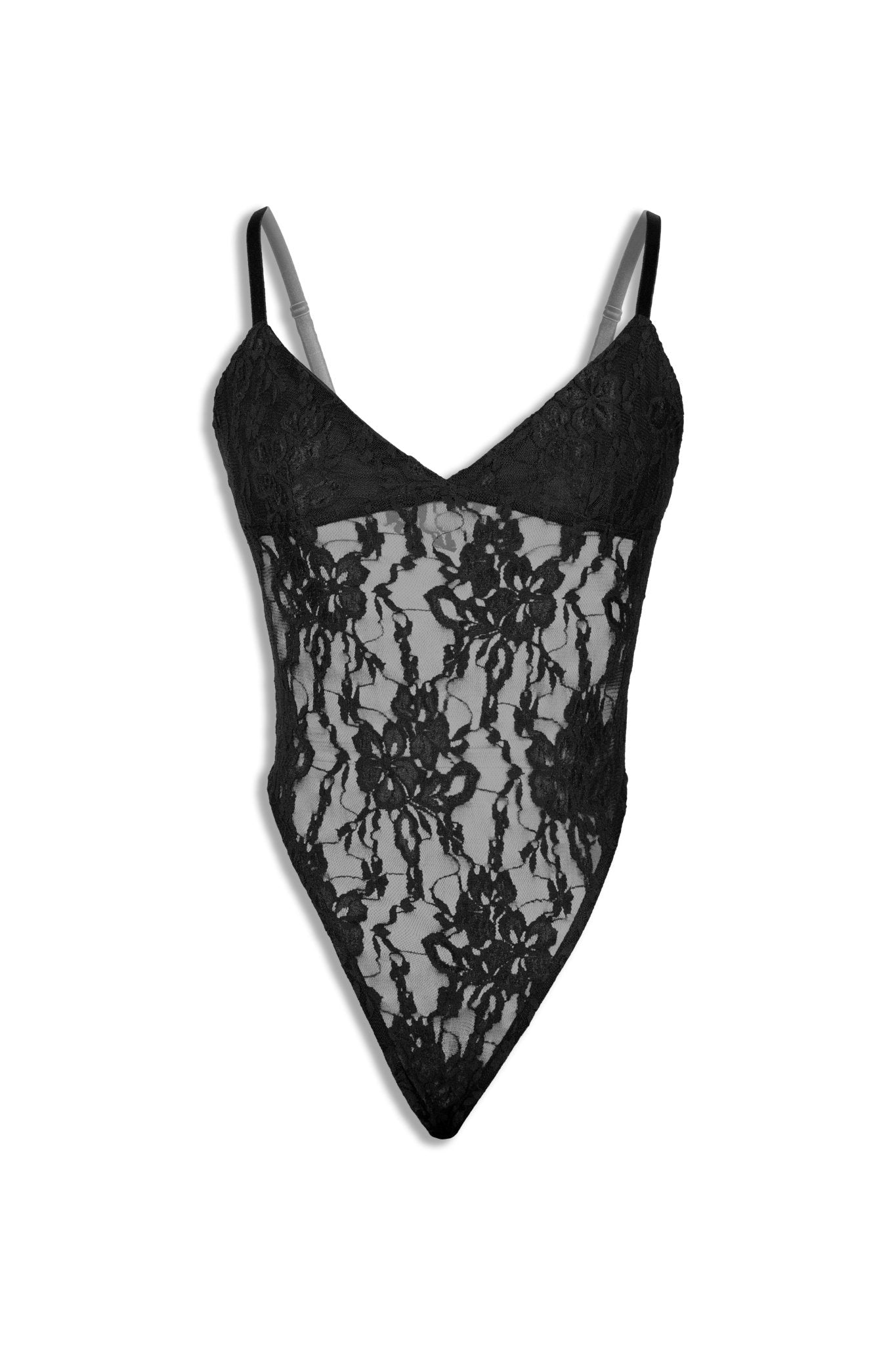 Black Gigi lace bodysuit - BEEGLEE