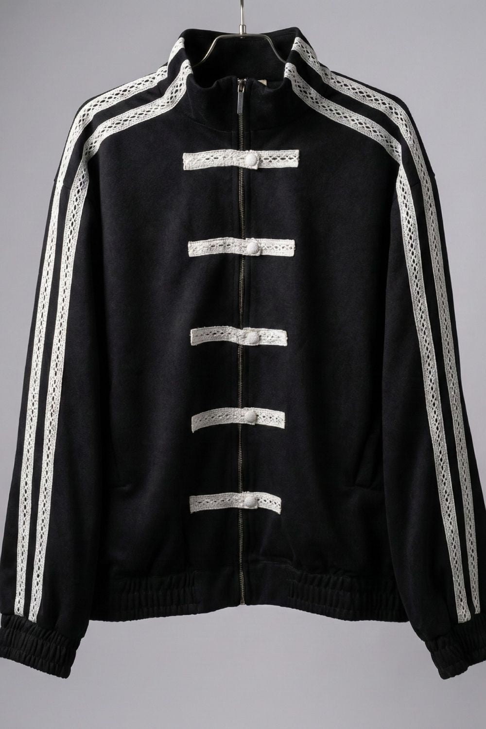 Black Han Knot Suede Jacket - BEEGLEE