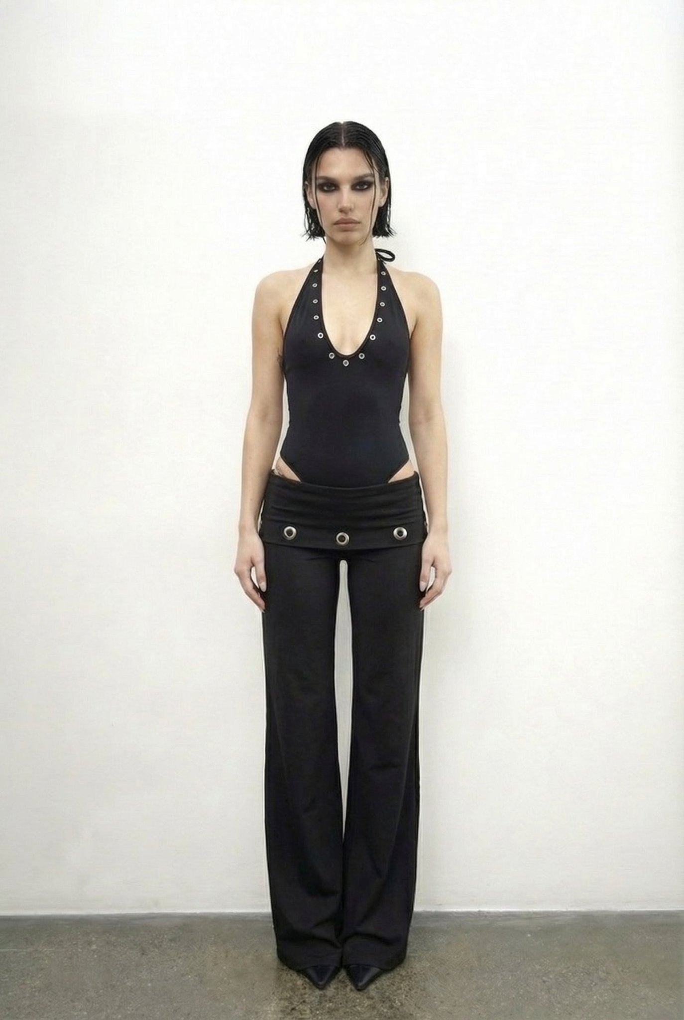 Black Havoc Flare Pants - BEEGLEE
