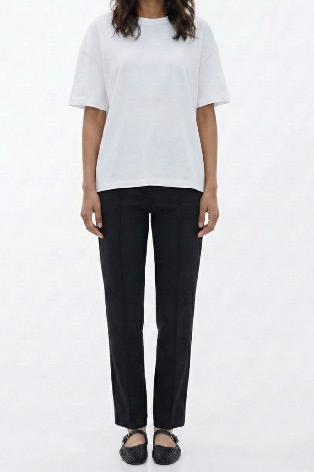 Black High Rise Tapered Pants - BEEGLEE