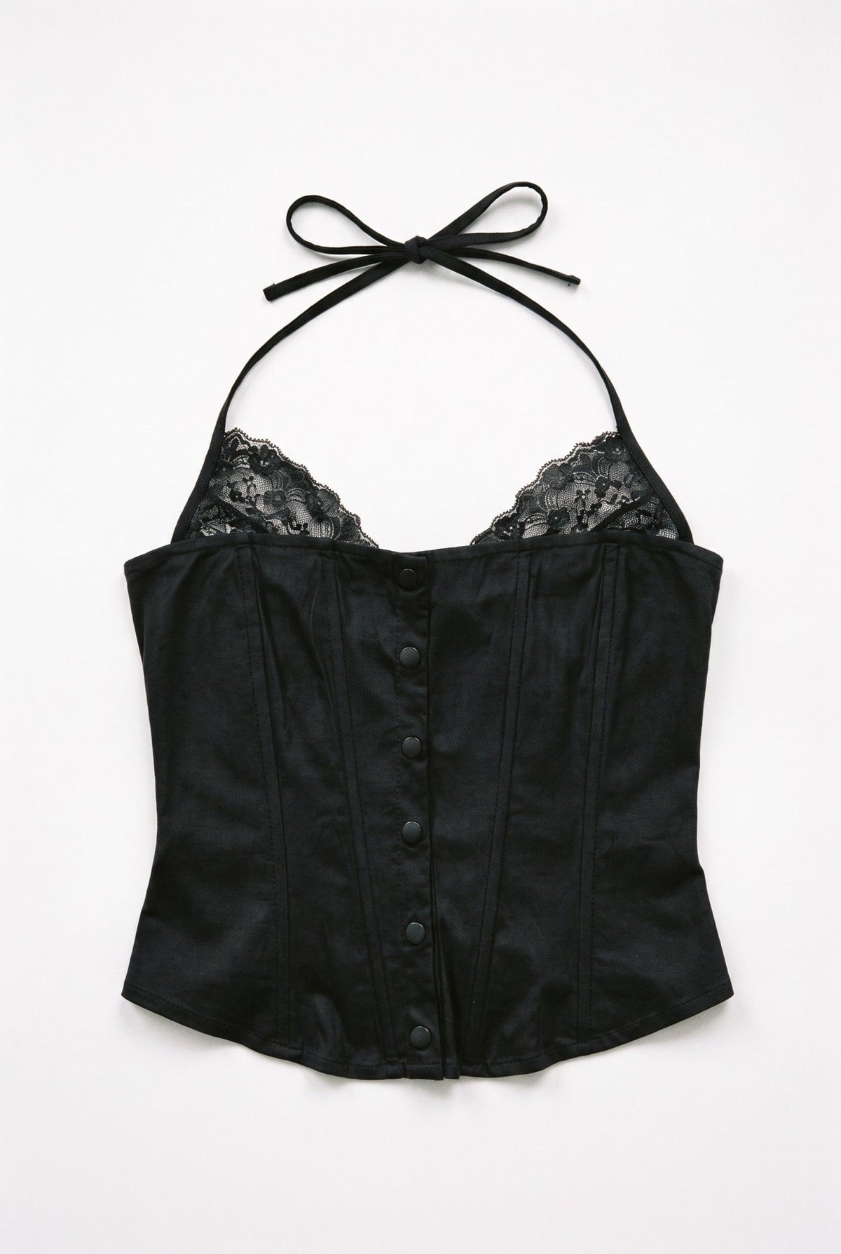 Black Ironclad Corset - BEEGLEE