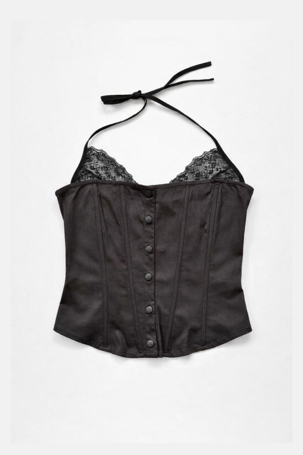 Black Ironclad Corset - BEEGLEE