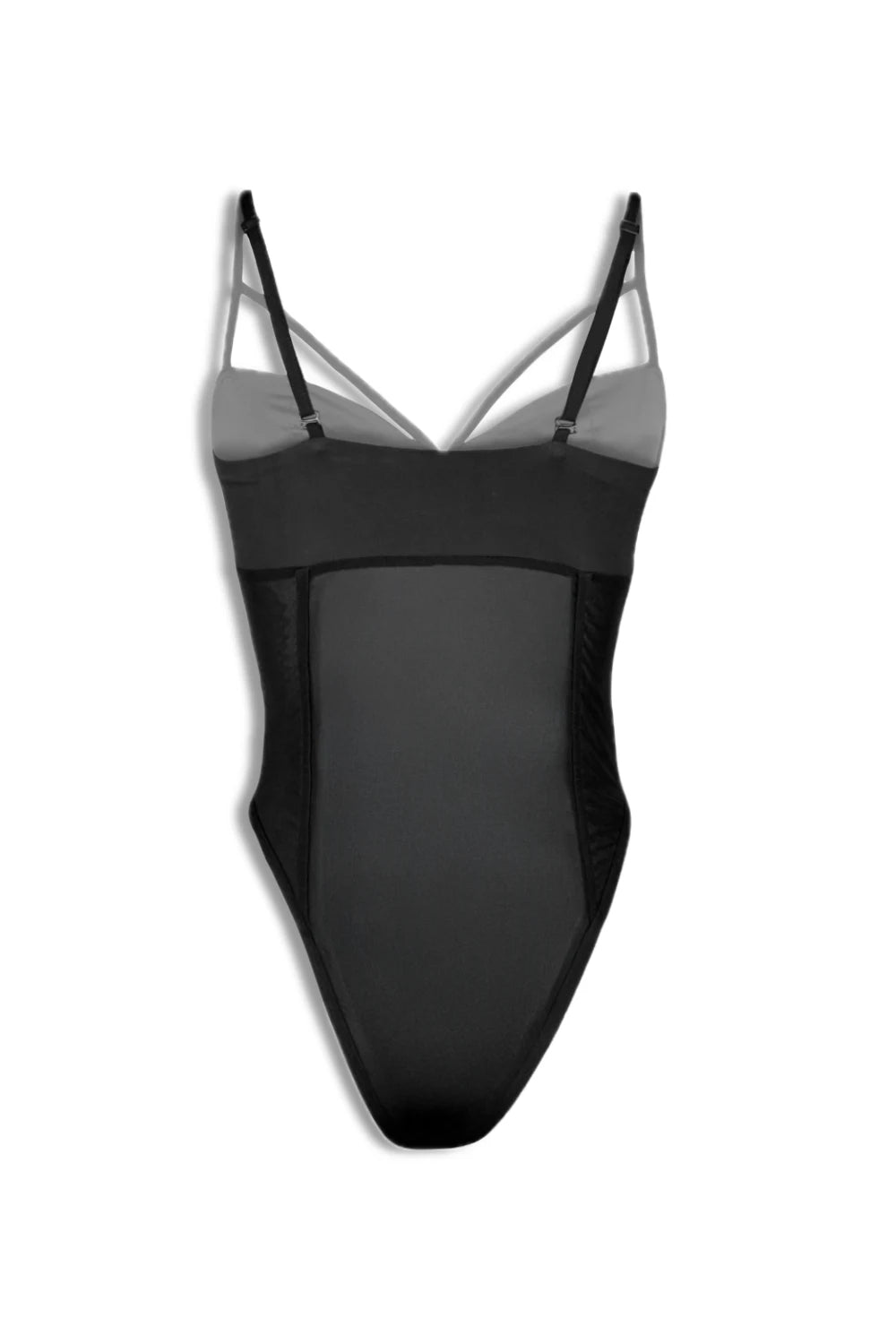 Black Ivy Mesh Bodysuit - BEEGLEE