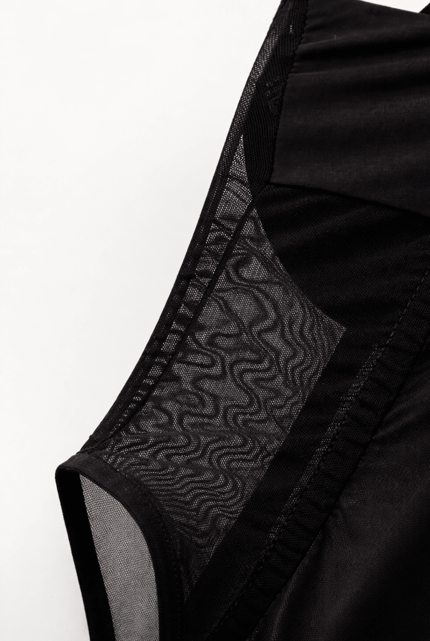 Black Ivy Mesh Bodysuit - BEEGLEE