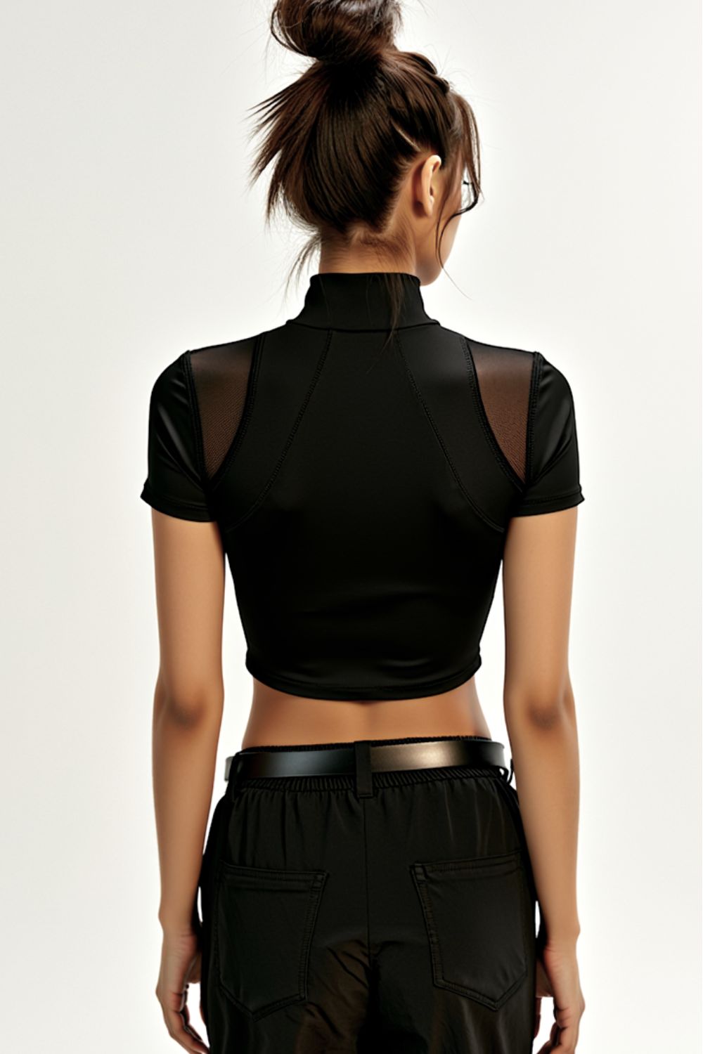 Black Jett Mesh Racer Tee - BEEGLEE