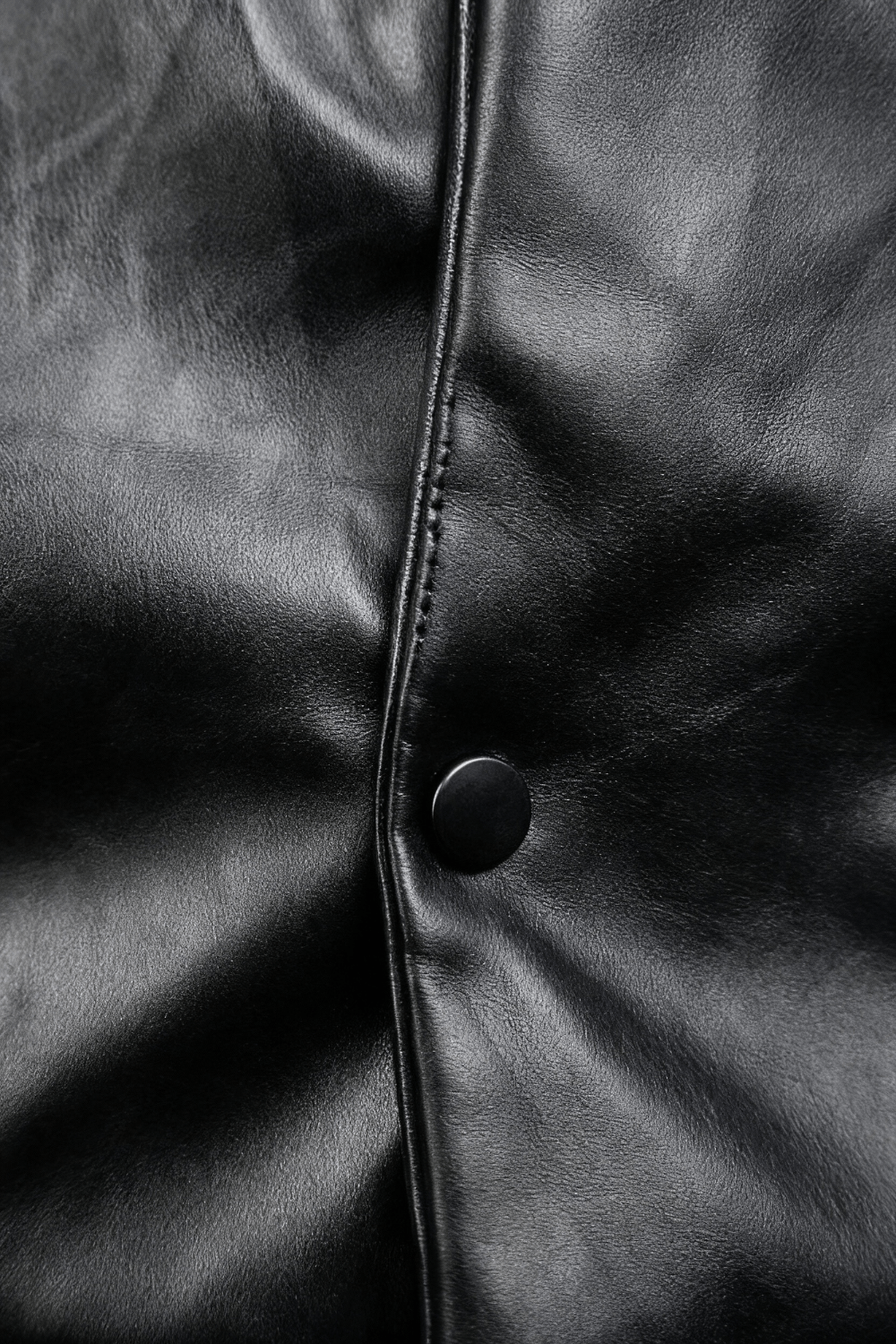 Black Kuro Leather Jacket - BEEGLEE