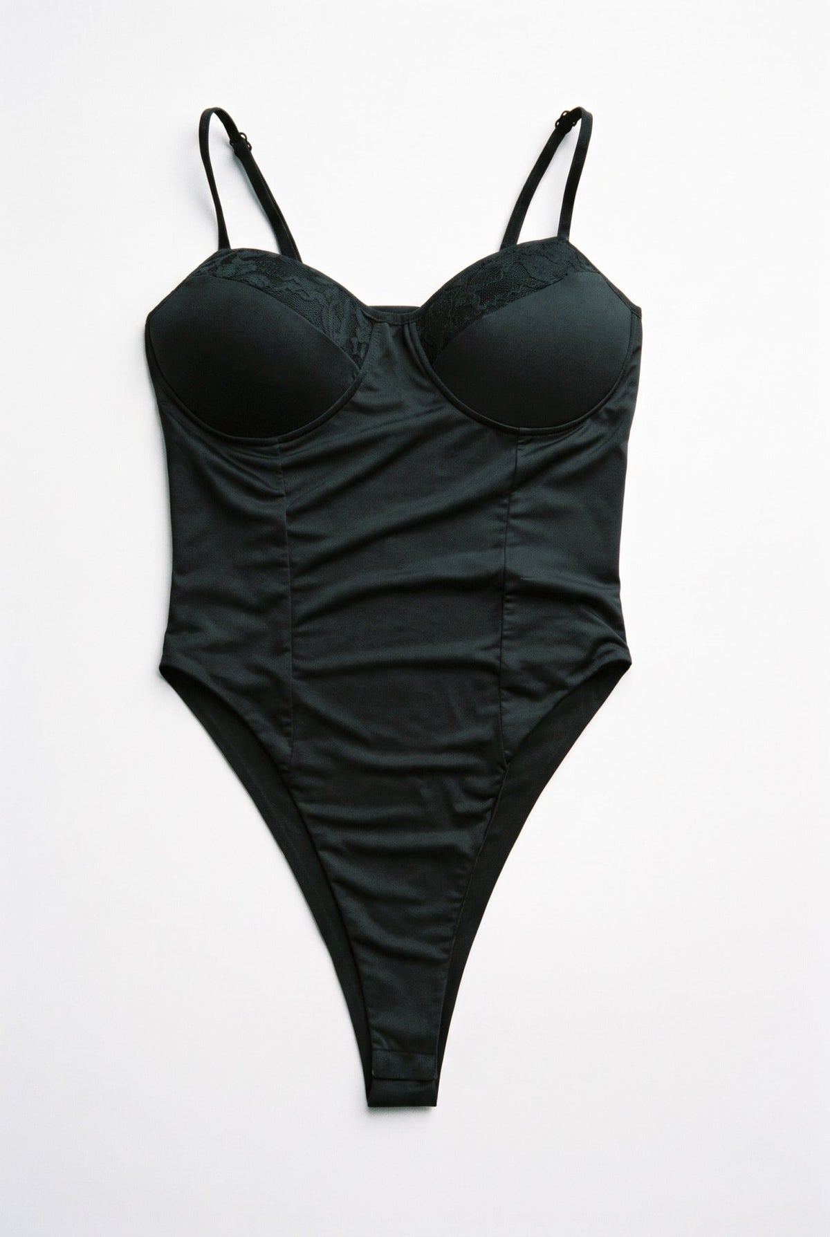 Black Midnight Lace Bodysuit - BEEGLEE