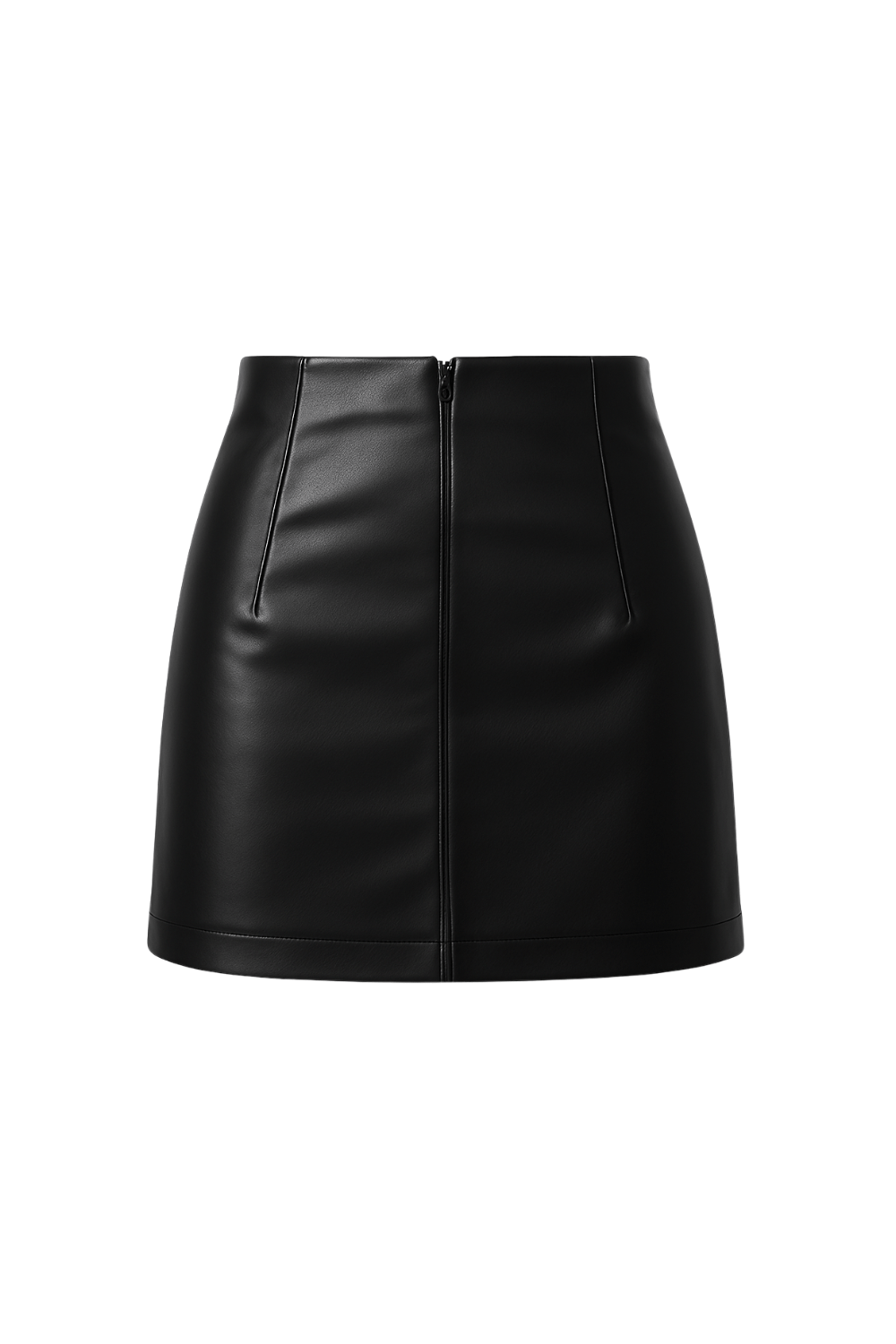 Black mini leather skirt - BEEGLEE