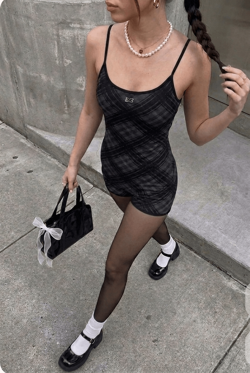 Black Nether Bodysuit - BEEGLEE