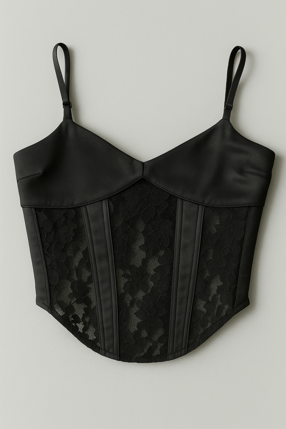 Black Ophelia Lace corset - BEEGLEE