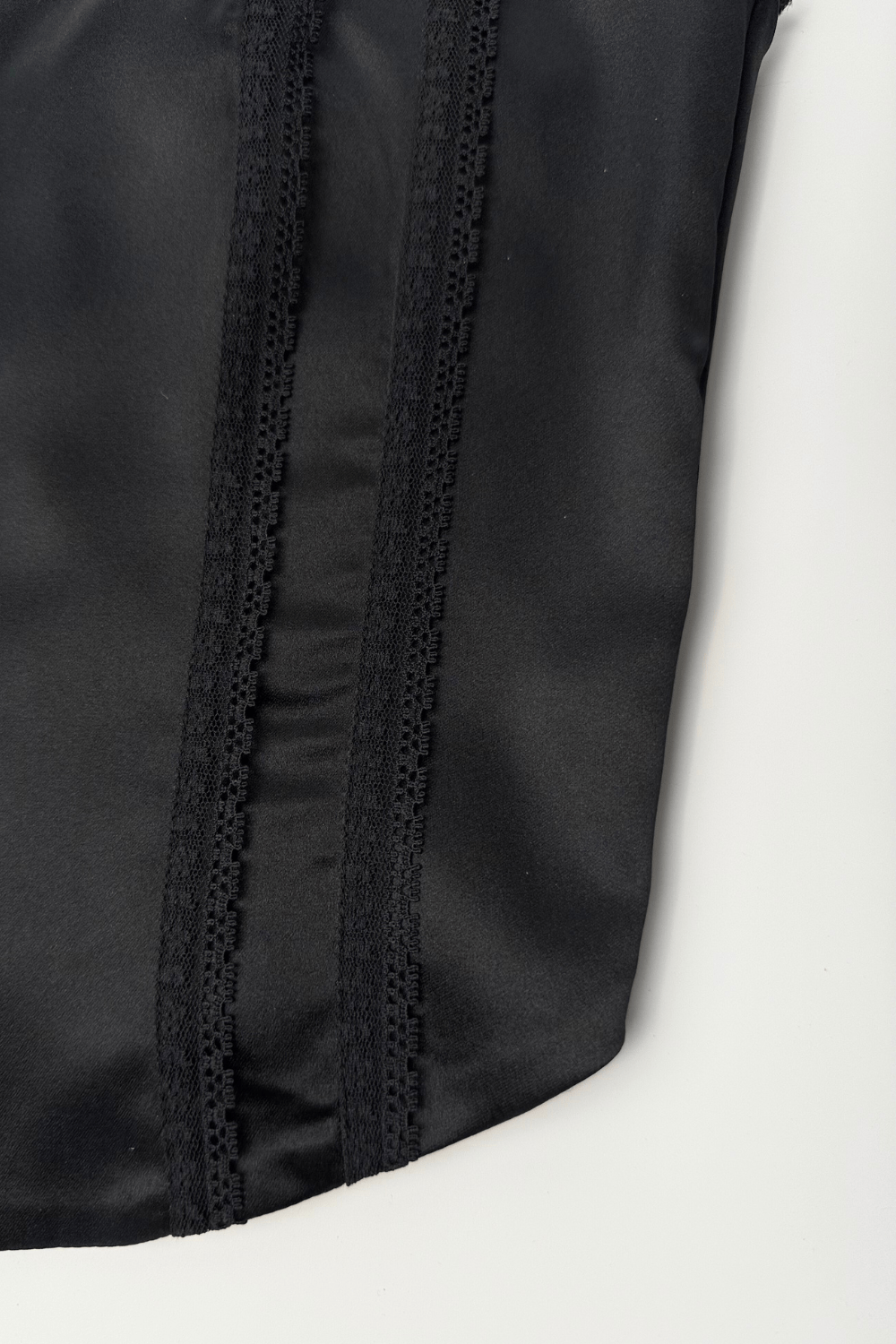 Black Pearl Tie up corset - BEEGLEE