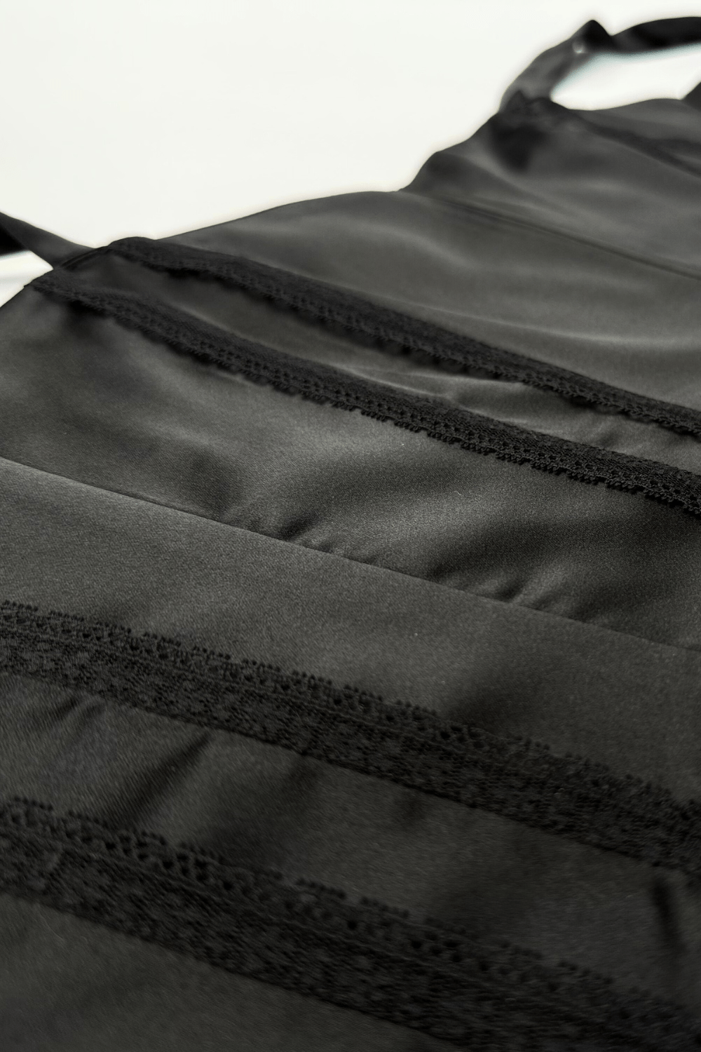 Black Pearl Tie up corset - BEEGLEE