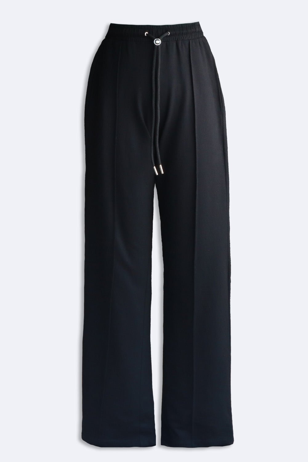 Black Pleated Sweatpants - BEEGLEE