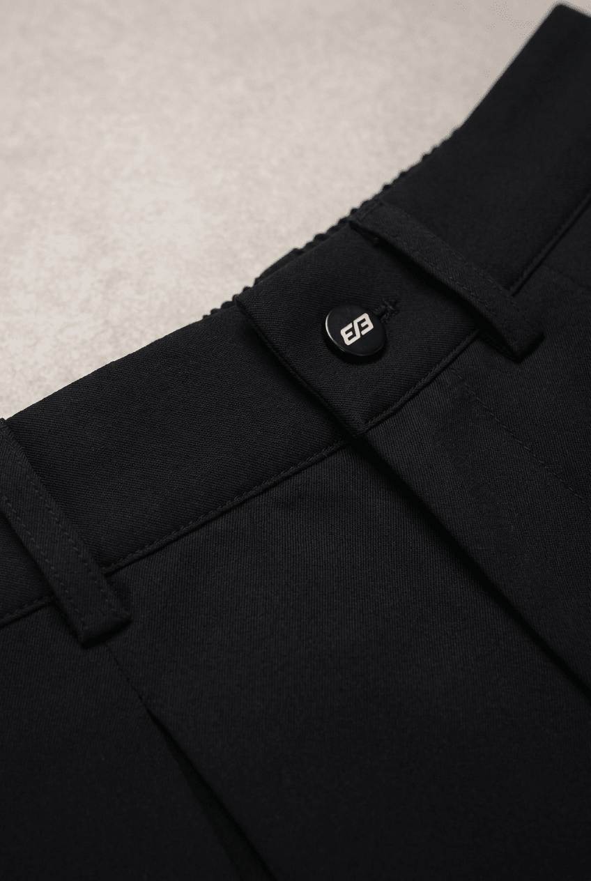 Black Protagonist Pants - BEEGLEE