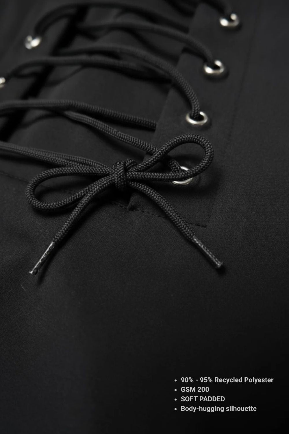 Black Rebel Strings Bodysuit - BEEGLEE