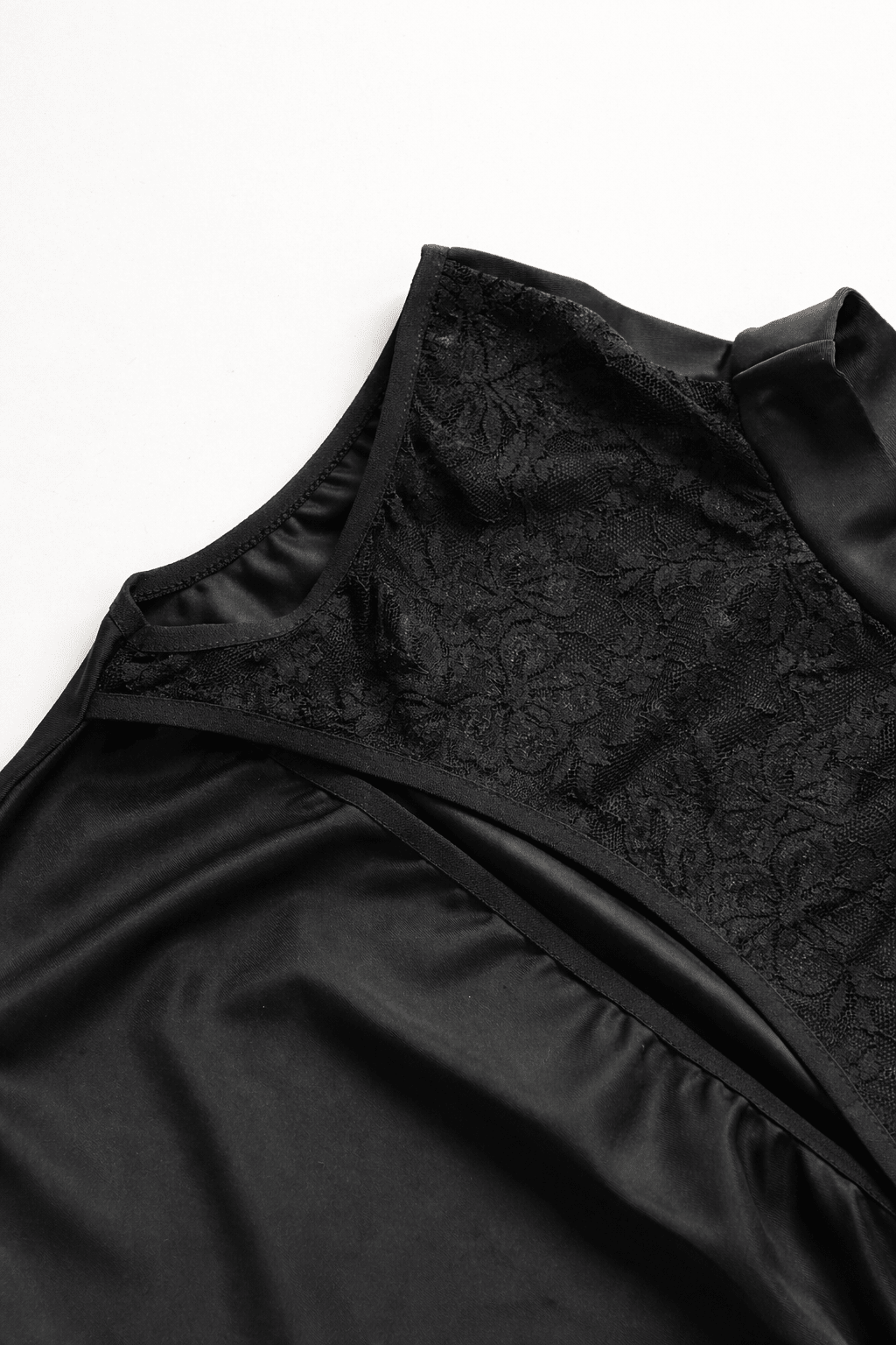 Black Reversible Veil Top - BEEGLEE