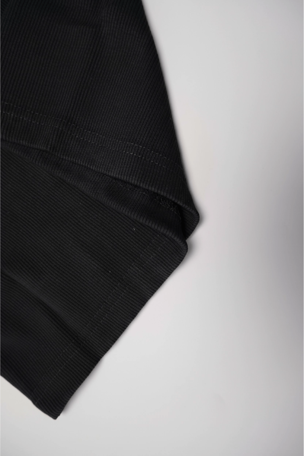 Black Ribbed Knit Skirt - BEEGLEE