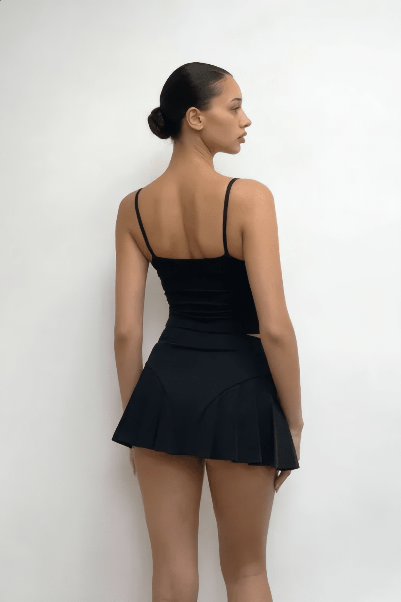 Black Rival Tennis Skort - BEEGLEE