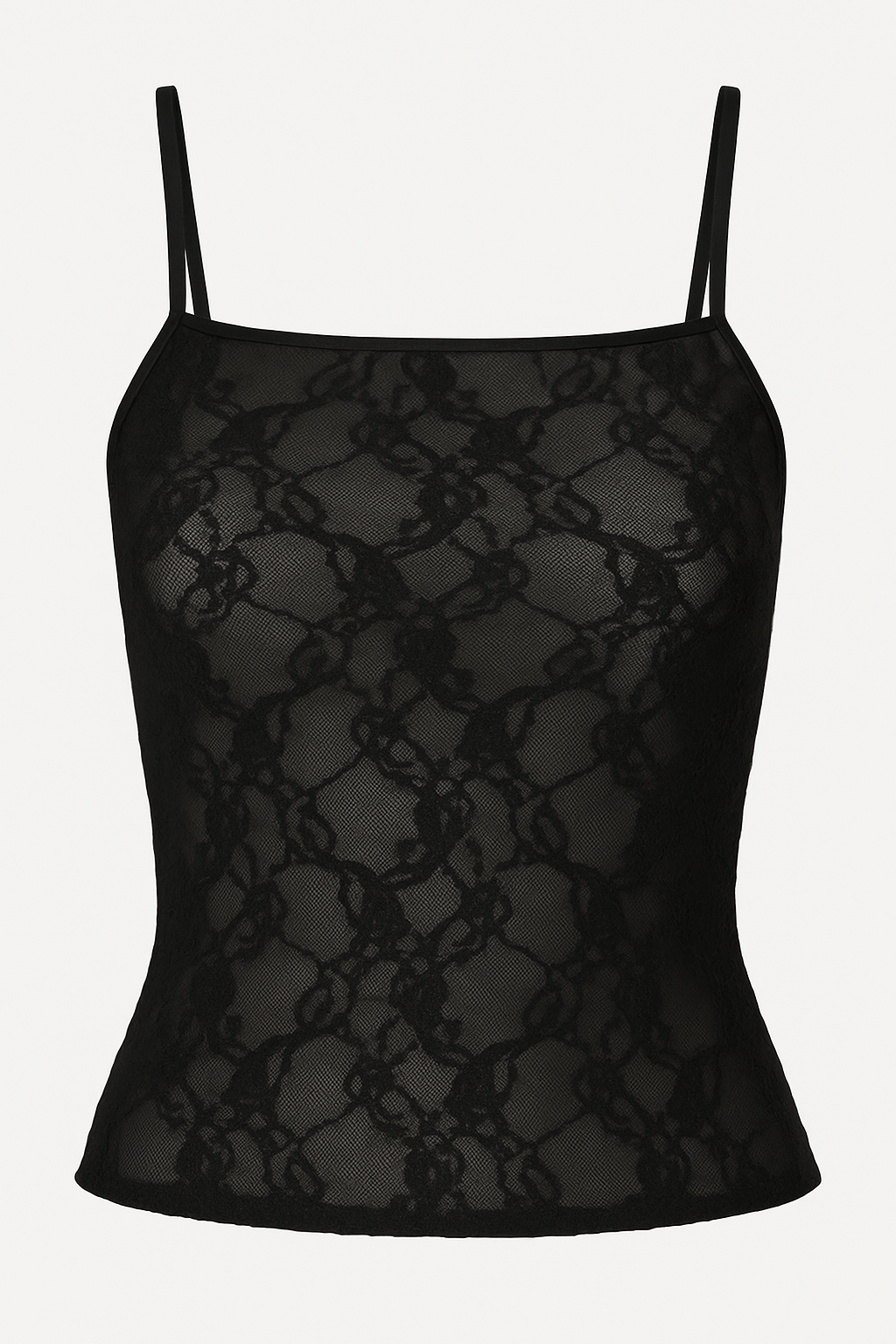 Black Sia lace tank - BEEGLEE