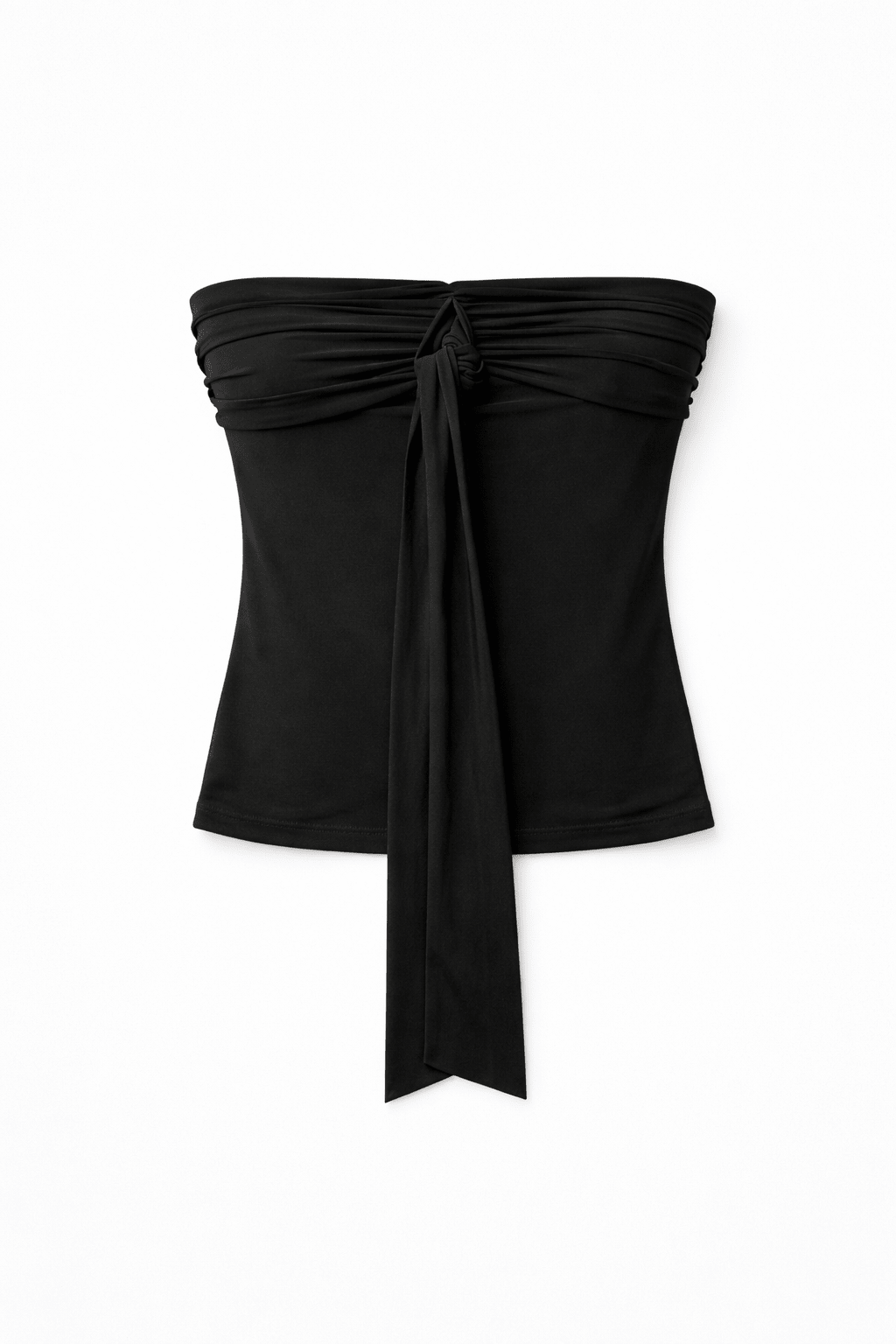 Black Slinky Halter Top - BEEGLEE