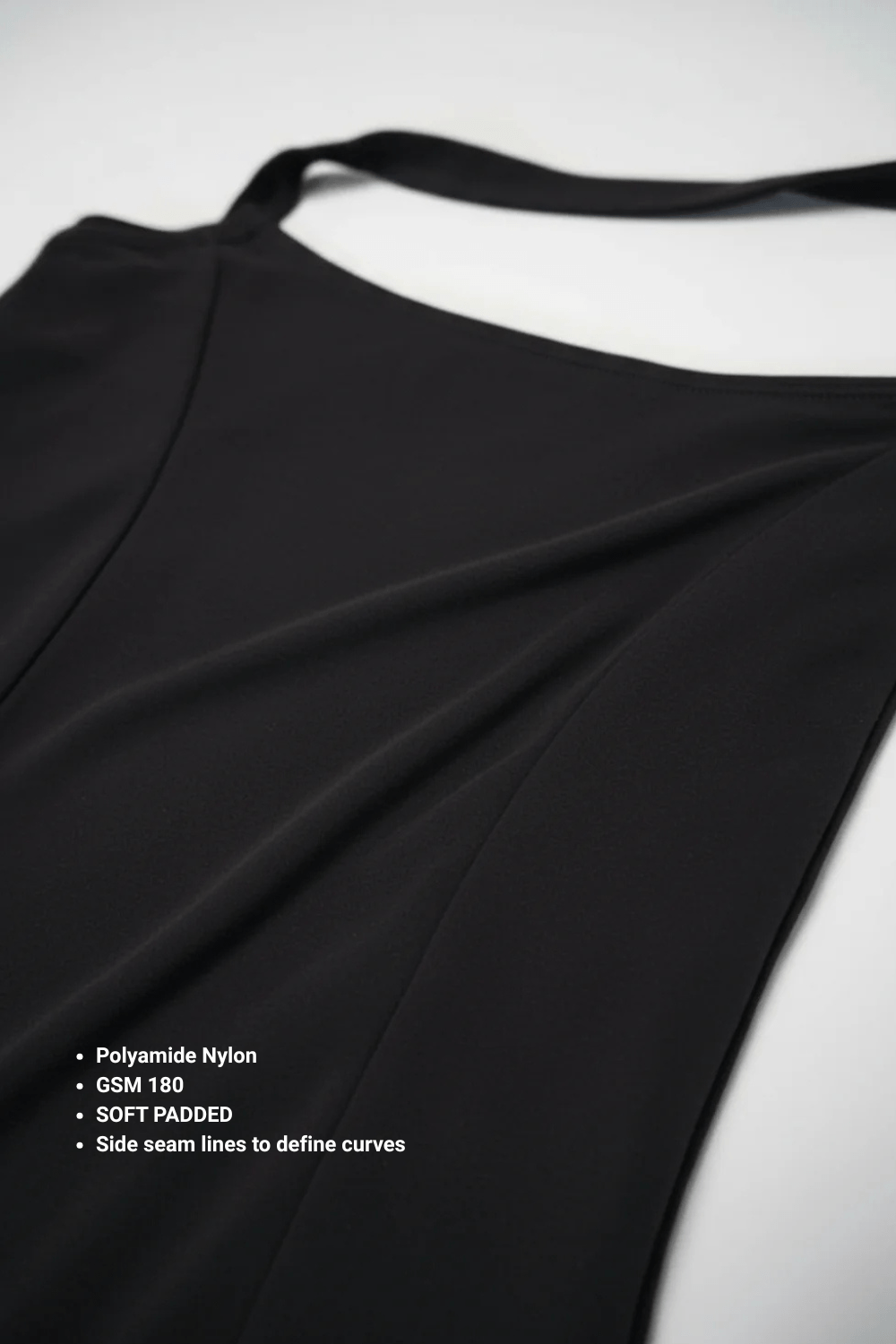 Black Straight - Up Bodysuit - BEEGLEE